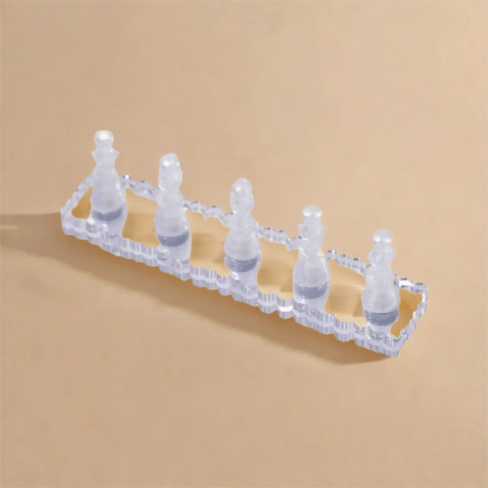 

3 комплекта, градиентный магнитный держатель для ногтей, блестящий прозрачный набор для дизайна ногтей с блестками, акриловая основа, многоразовая подставка для практики кончиков ногтей