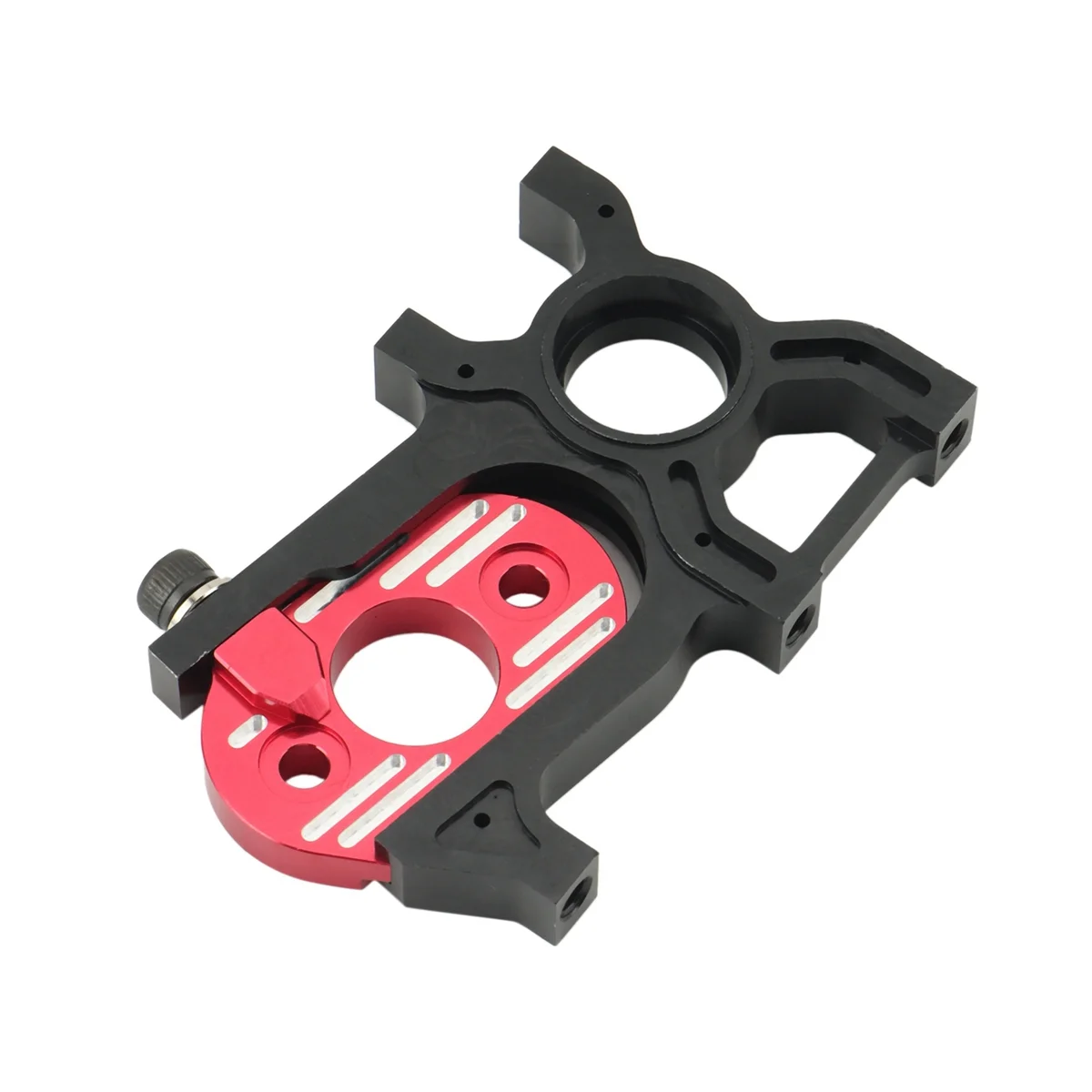 Metal Channel Lock Secure Motor Mount for Arrma 1/8 Karton Talion Outcast Typhon 6S 1/10 Senton 6S Upgrade Parts,Black