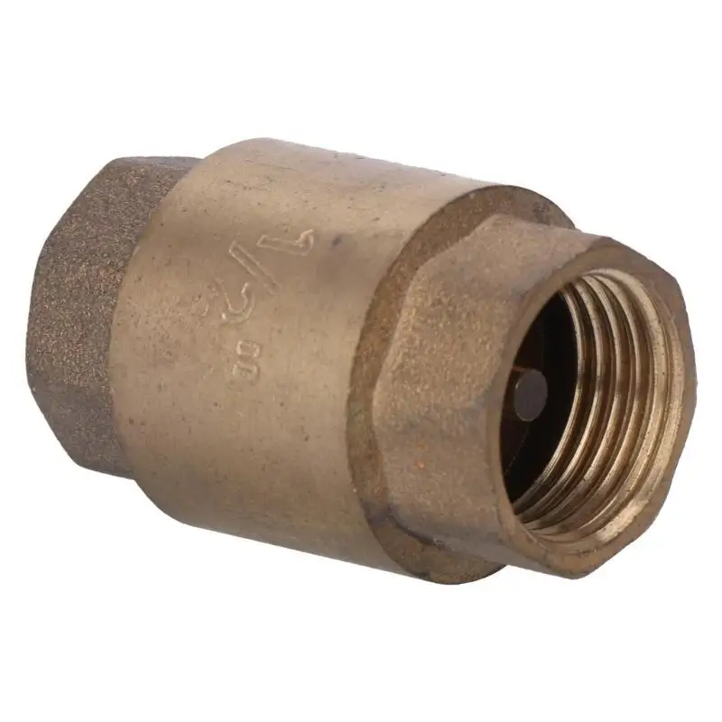 652F ''NPT Latão Linha Verificação Vertical para Válvula Ferramenta Controle Cobre 200W