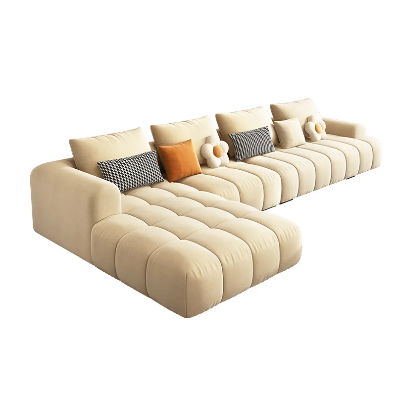 

Cream wind, sofa, cat scratching cloth, tofu cubes, Italian minimalism