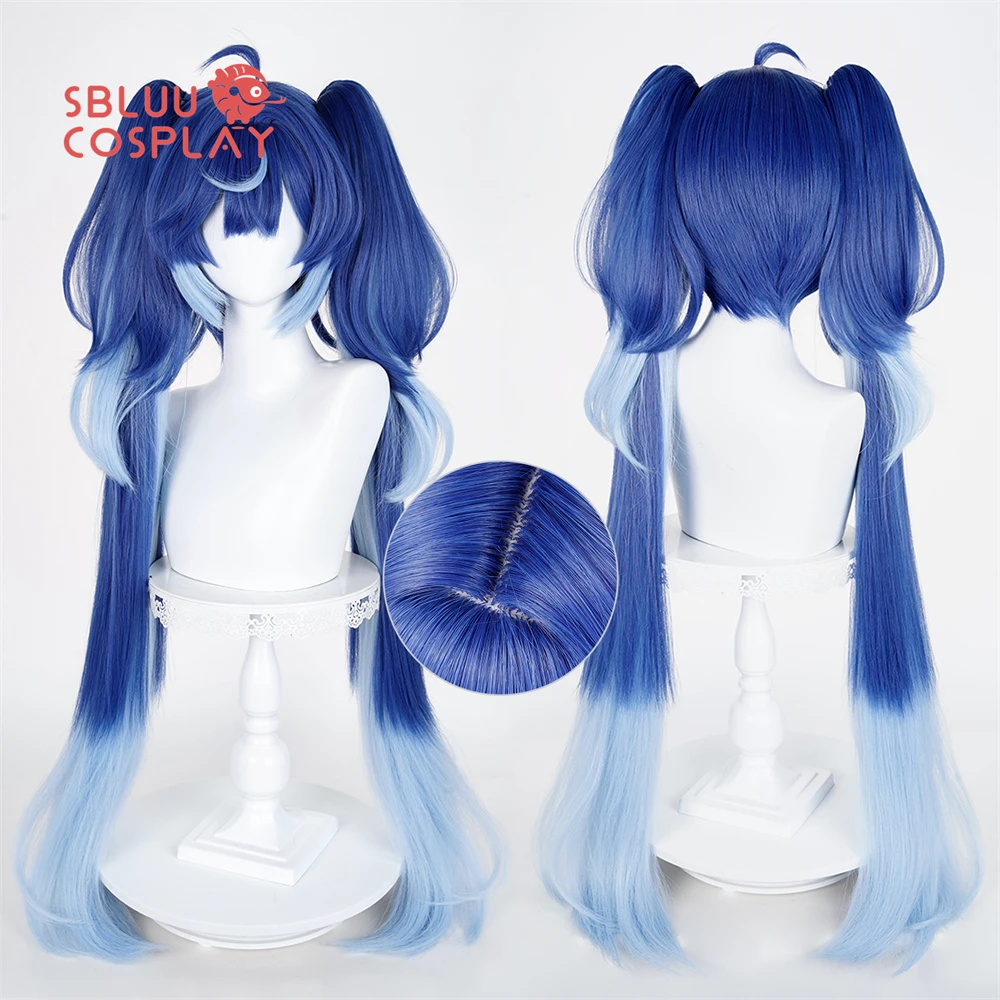 SBluuCosplay Wuthering Waves Iuno Cosplay perruque accessoire de fête d'Halloween
