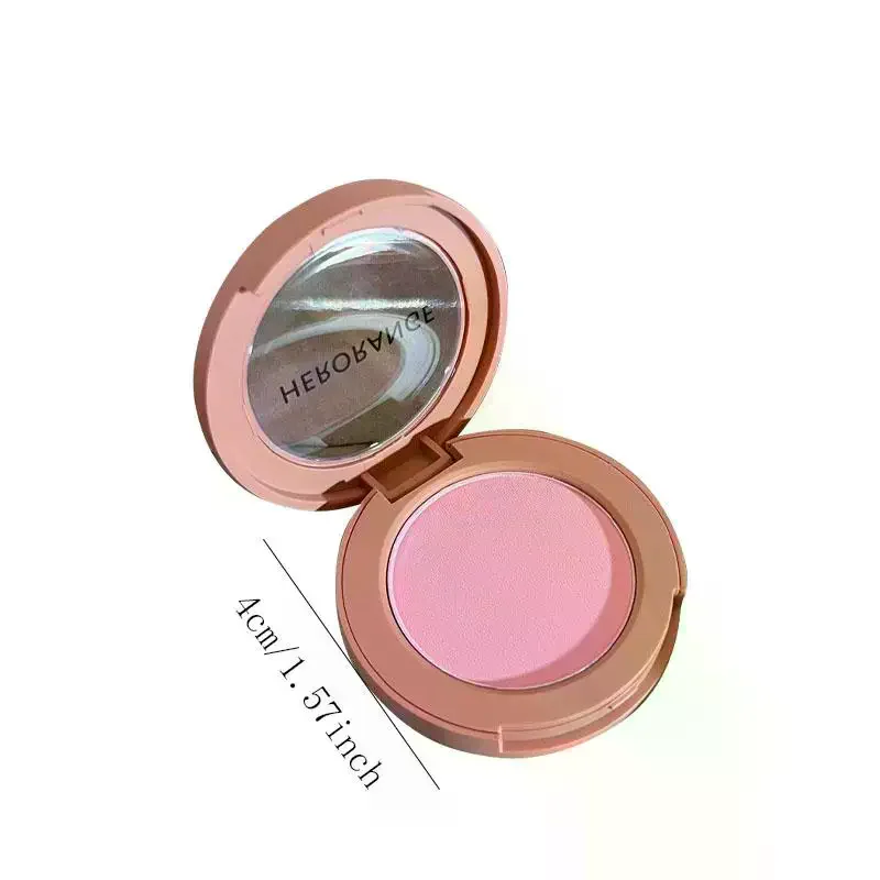 พาเลทท์บลัชออนเนื้อแมทท์แบบนุ่ม สีพีชออเรนจ์มิสต์ ติดทนนาน กันน้ำ ยี่ห้อ HERORANGE