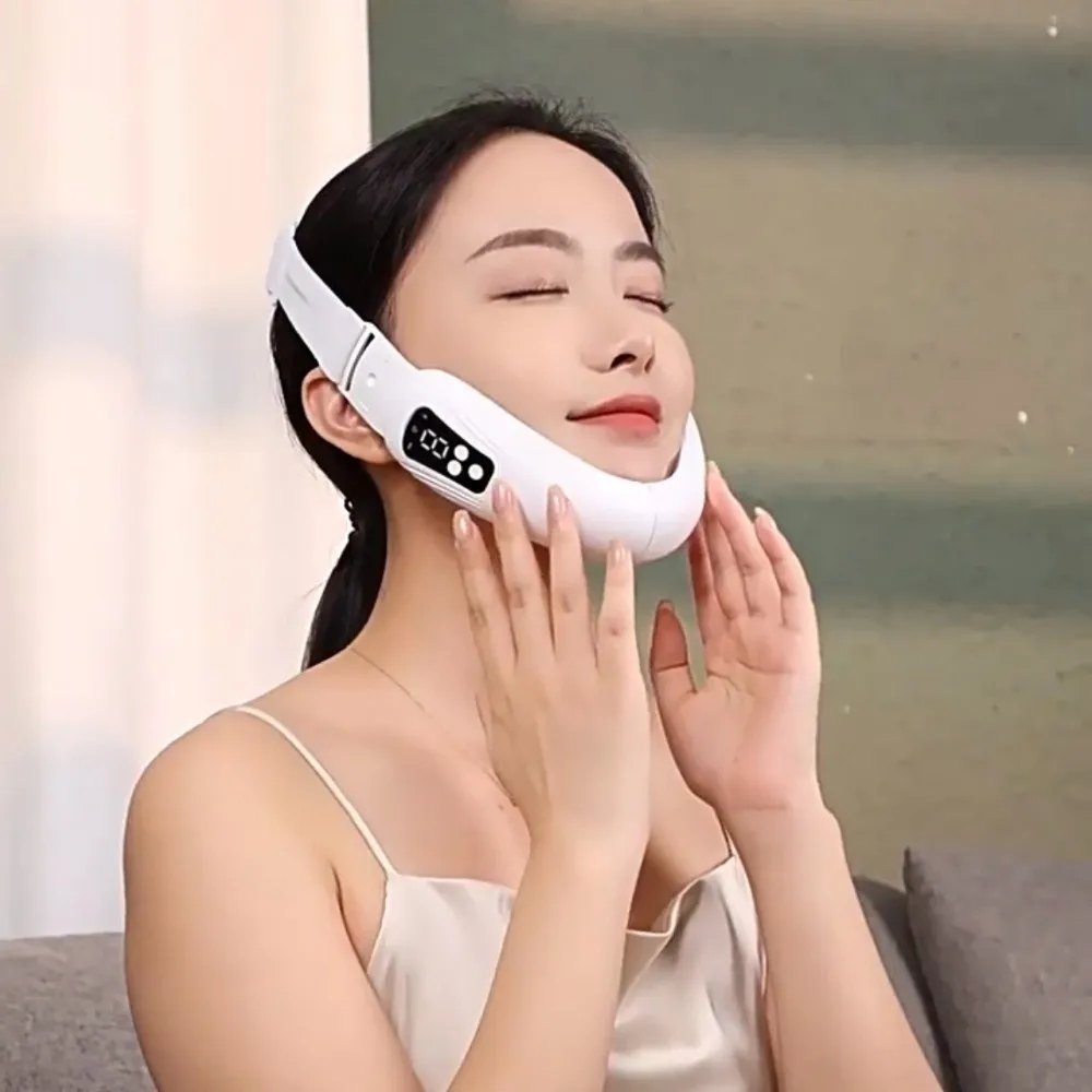 Electric V Face Lifting Machine Vibration Massager Micro-current Facial Lifting Device Beauty Device Tightening