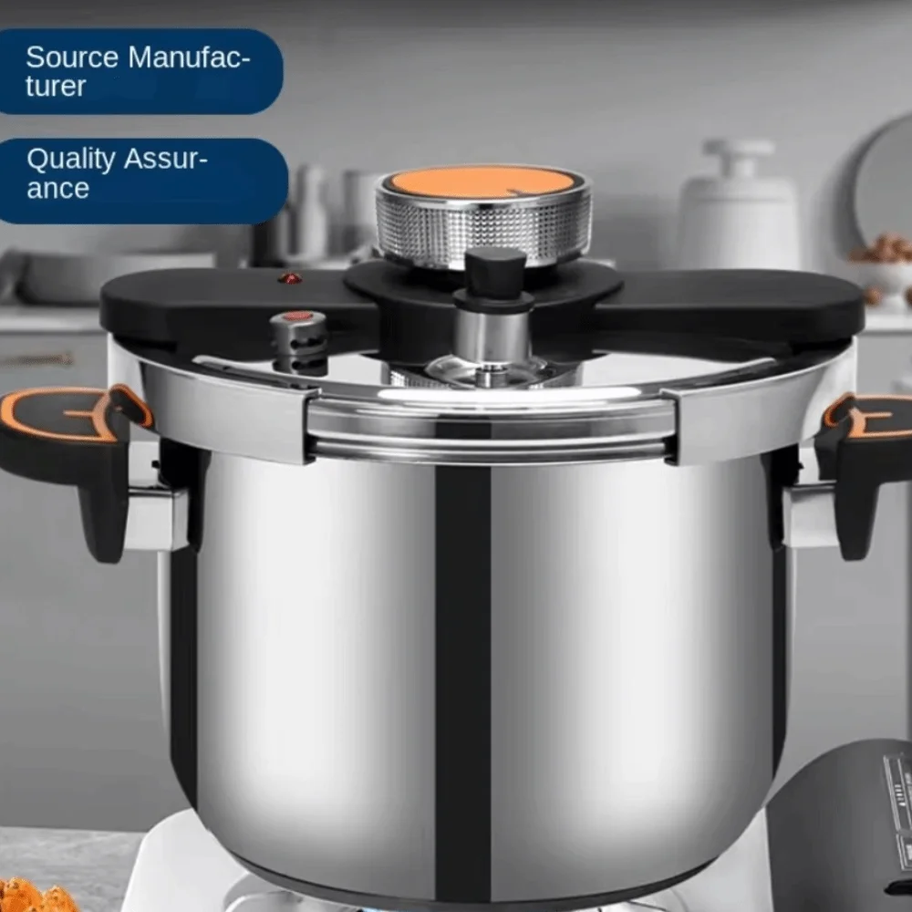 Explosion-proof 304 Stainless Steel Pressure Cooker Thickened Bottom Energy-efficient Fast Cooking Pressure Pot