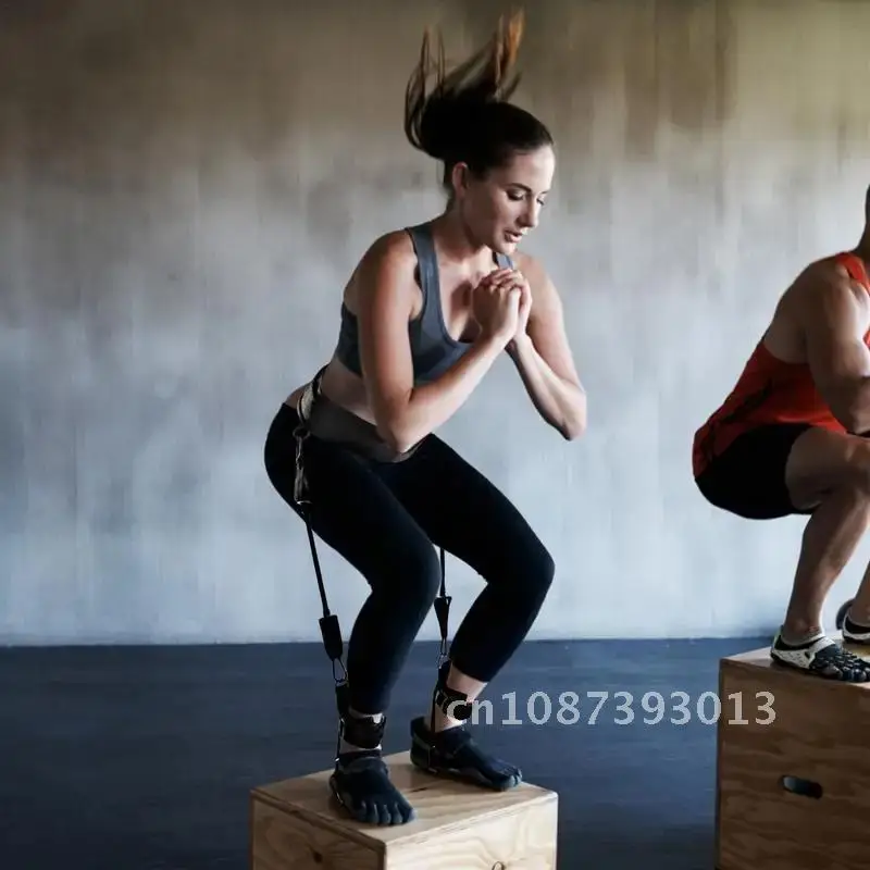 Vertical Jump Training Bounce Trainers With Elastic Resistant Equipment Bands Exercise Jumping Training Jump Multifunctional For