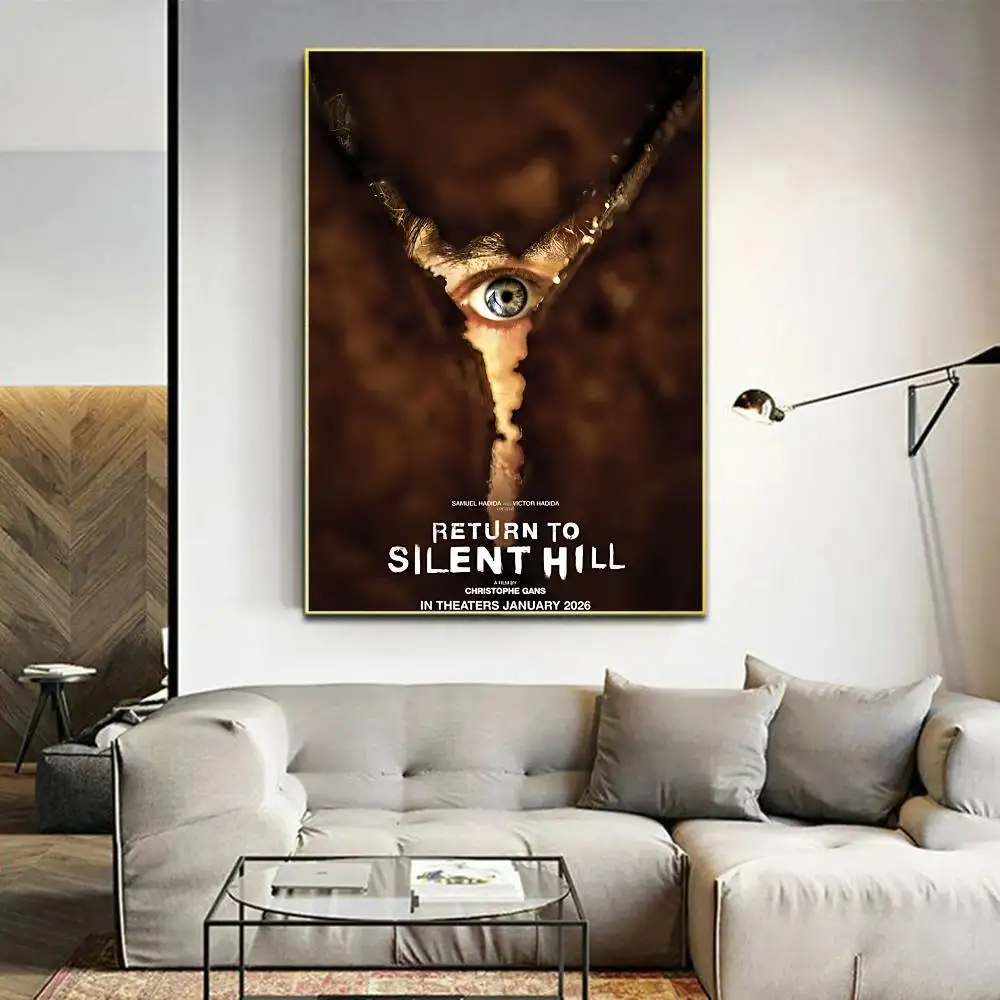 Hot Classic Silent Hill 3 Game anime Anime Posters Sticky HD Quality Wall Art Retro Posters for Home Kawaii Room Decor