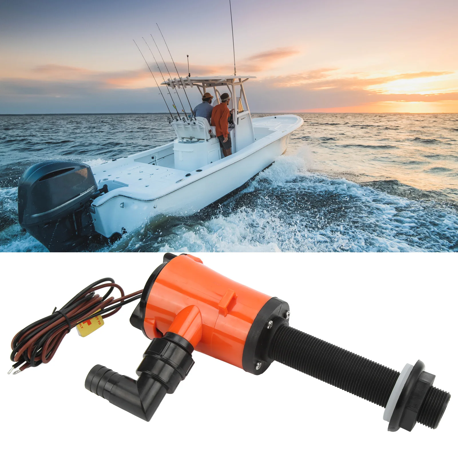 Aerator Livewell Pump 800GPH 1 - Marine Aquarium Live 评论和价格