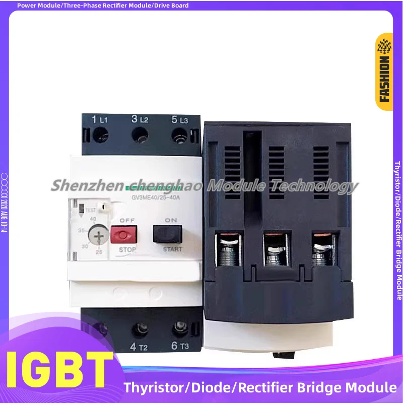 

GV3-ME40C 25-40A GV3-ME50C 37-50A GV3-ME63C 40-63A GV3-ME80 56-80A Circuit breaker