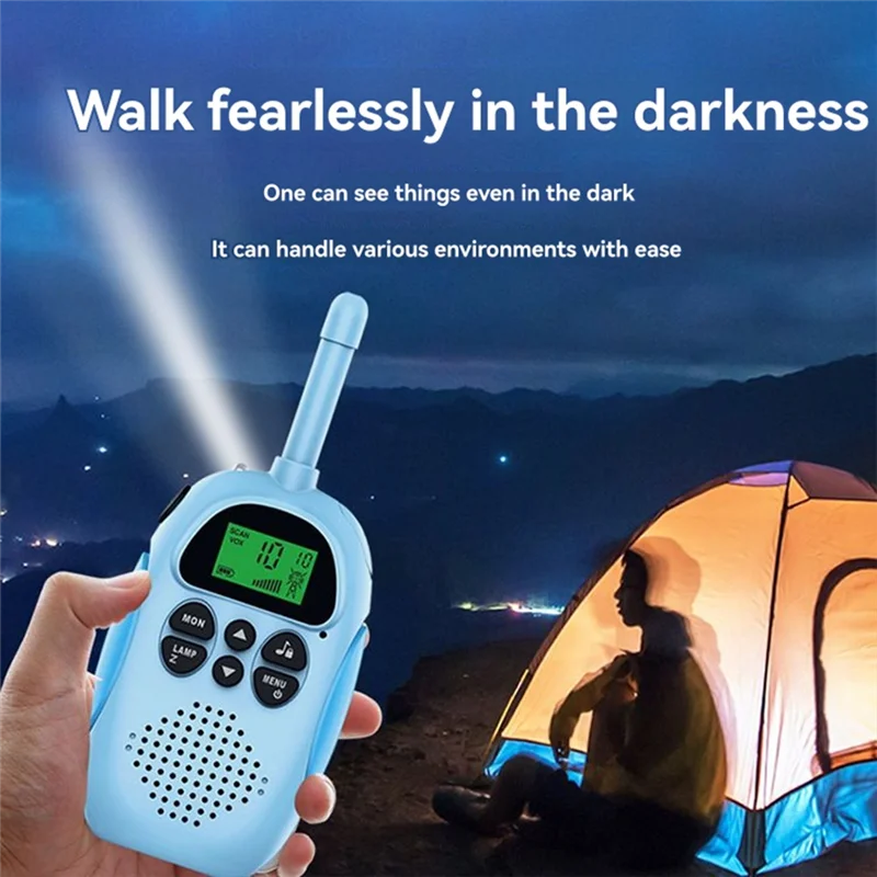 ODIES-1Pair Crianças Telefone Sem Fio Walkie Multi Walkie-Talkie Interativo 3KM Faixa de Transmissão Crianças