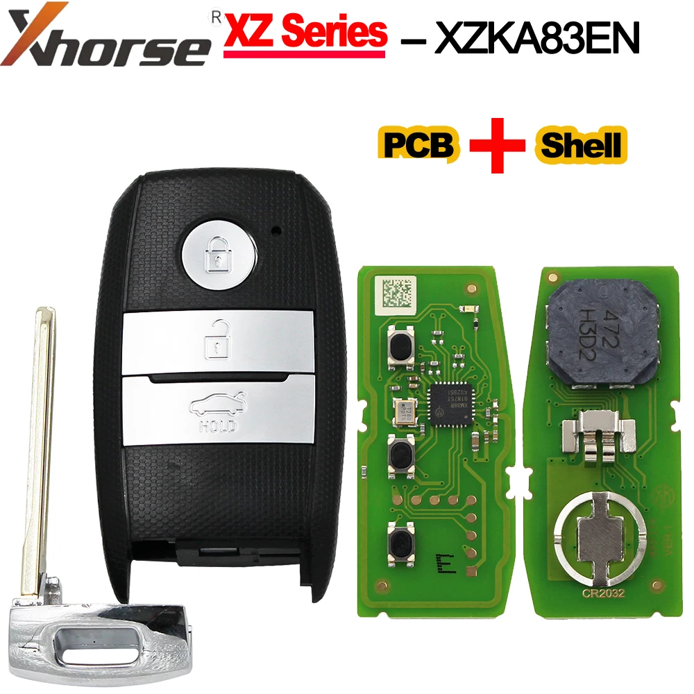 XZKA81EN Special PCB Xhorse Auto Remote VVDI XZ Series QI.Y 8A Boards 3 Buttons Exclusively For Hyundai KIA Models