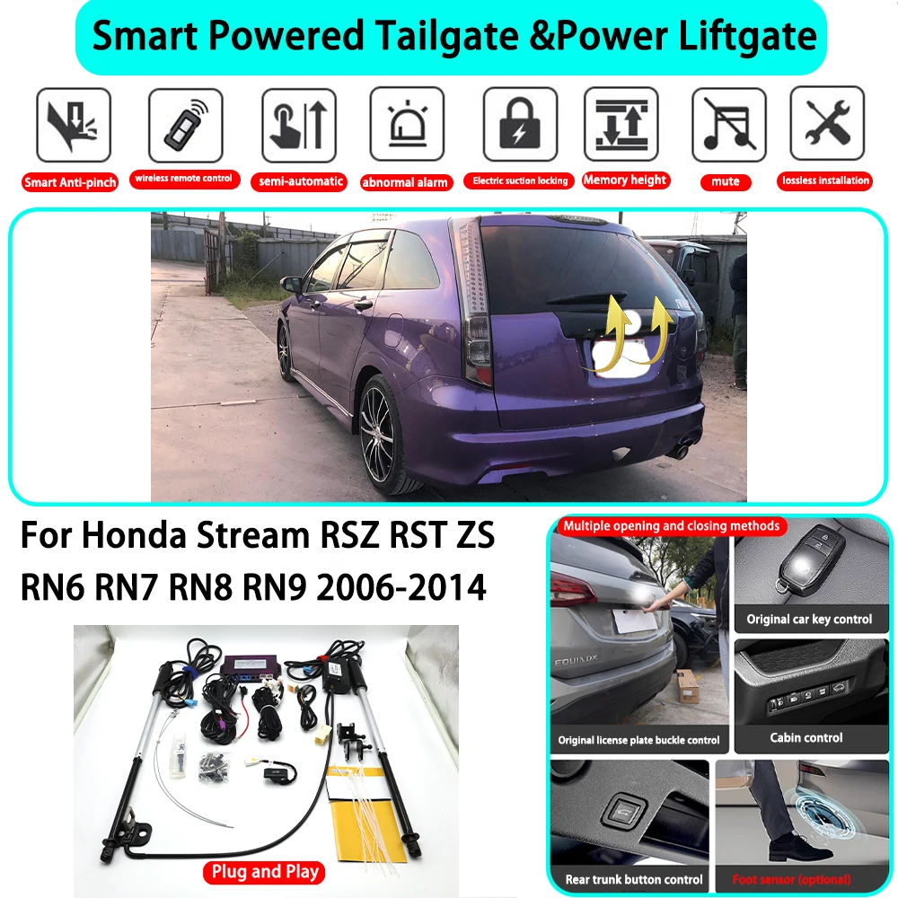 

for Honda Stream RSZ RST ZS RN6 RN7 RN8 RN9 2006-2014 OEM Smart Automatic Powered Tailgate Electric Power Tailgate Lift Kit