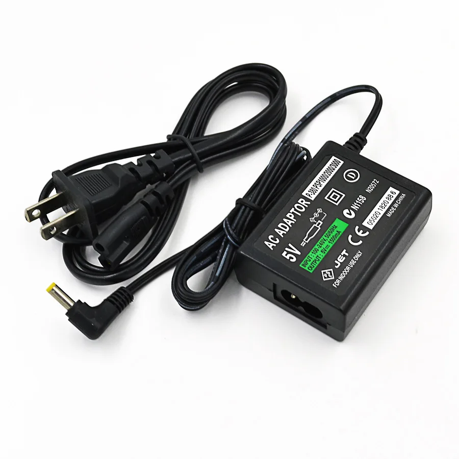 NEW EU US Plug For PSP Charger 5V AC Adapter Home Wall Charger Power Supply Cord for PSP 1000 2000 3000 Game Console Accessorie