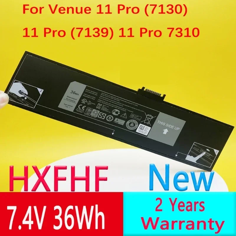 SWZY New HXFHF Laptop Battery for DELL for Tablet Venue 11 Pro 7130/7139/7310 VJF0X Batteries Replaceable 7.4V 36Wh High Quality