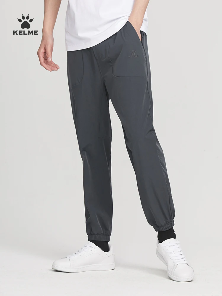 KELME sports pantaloni casual estate nuova chiusura tessuta piedi piccoli pantaloni classici sottili di base