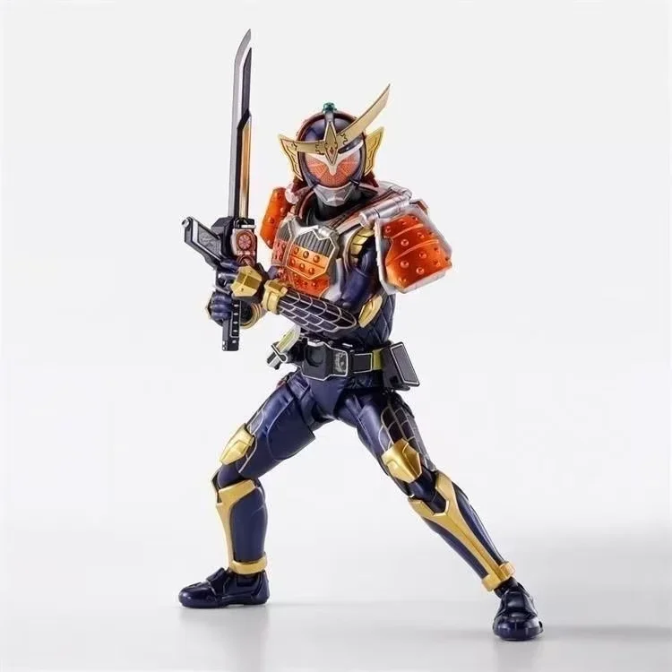 

Bandai SHF Kamen Rider Kami GAIM Orange Armor Basic Form Real Bone Carving Stupid Orange Product Model toys
