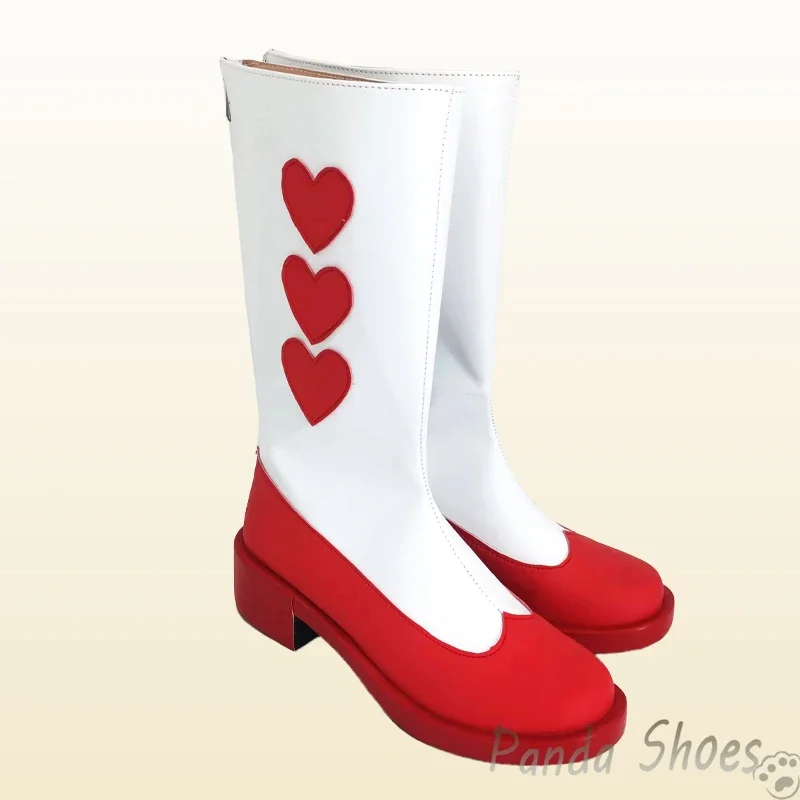 Cardcaptor Sakura Kinomoto Sakura Cosplay Shoes Sakura Cos Rose Long Boots Cosplay Anime Costume Prop Shoes for Con Halloween