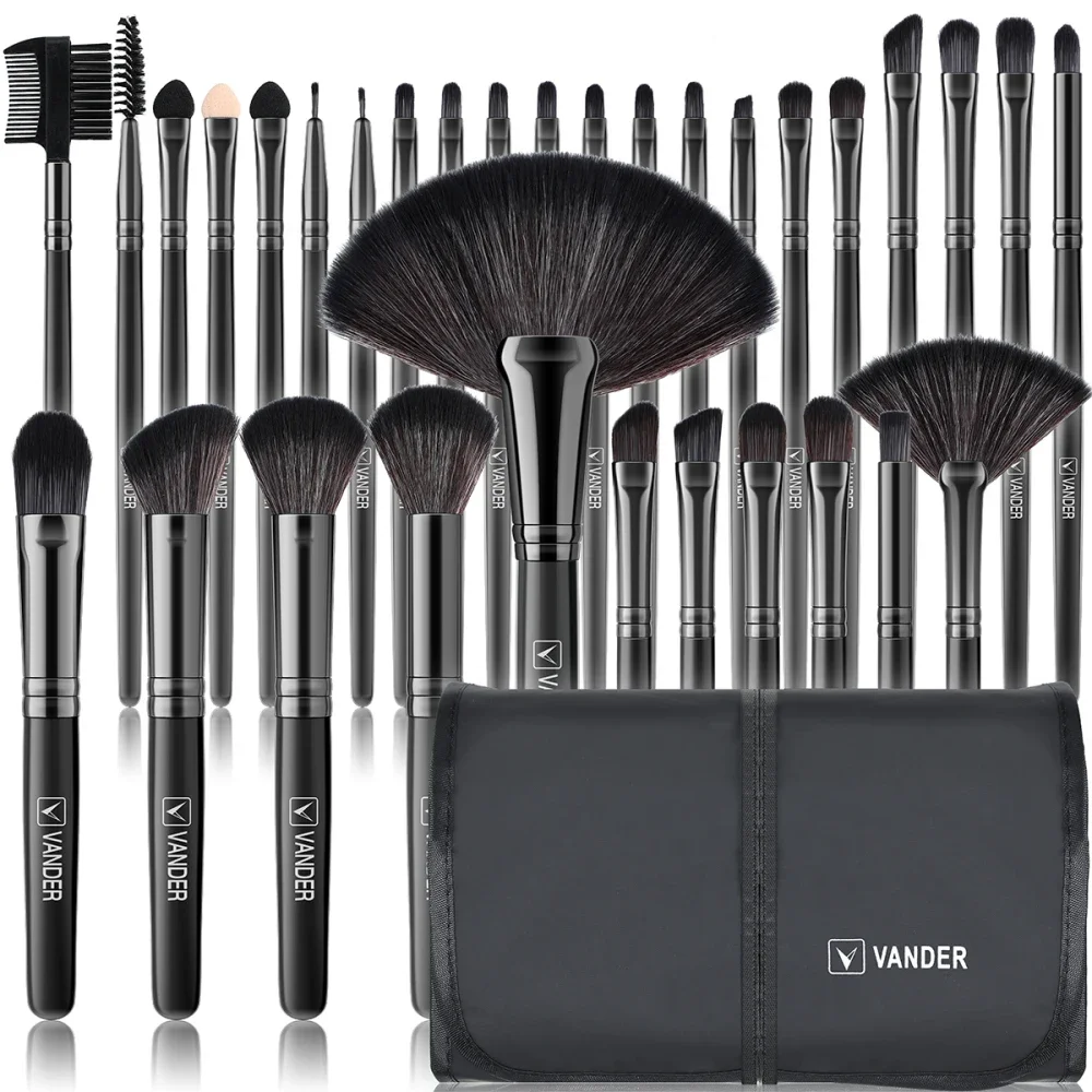 

32Pcs Makeup Brushes Set Soft Fluffy For cosmetics Foundation Blush Powder Eyeshadow Kabuki Blending Makeup Brush Beauty Tool