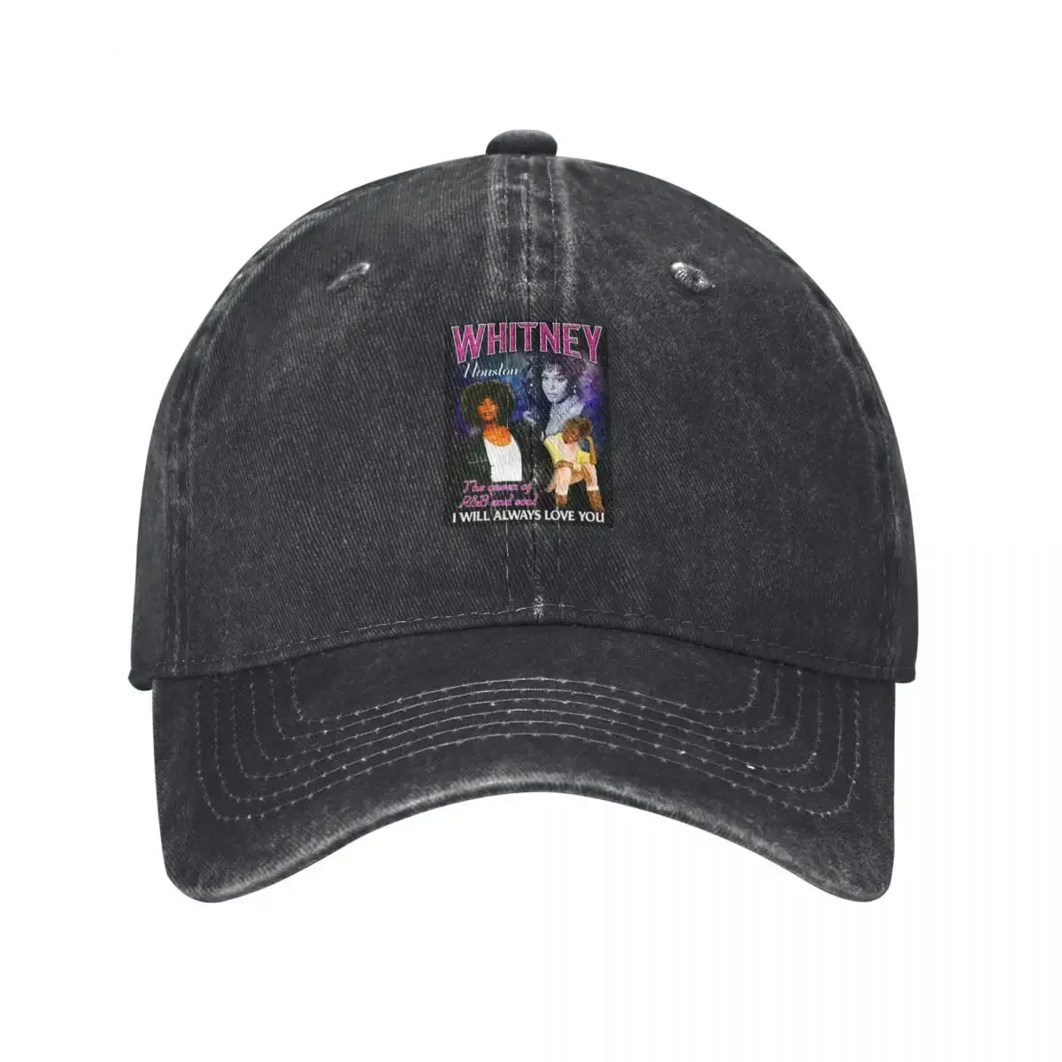 Whitney Houston So Emotional Queen Of RB Soul I Will Always Love You Retro Tee I Love This Shir Baseball Cap