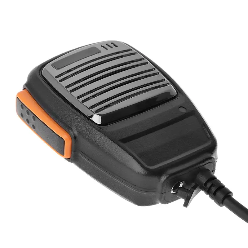 

2-контактный PTT ручной микрофон для динамика, микрофон для устройства Baofeng Kenwood радиоприемник TYT