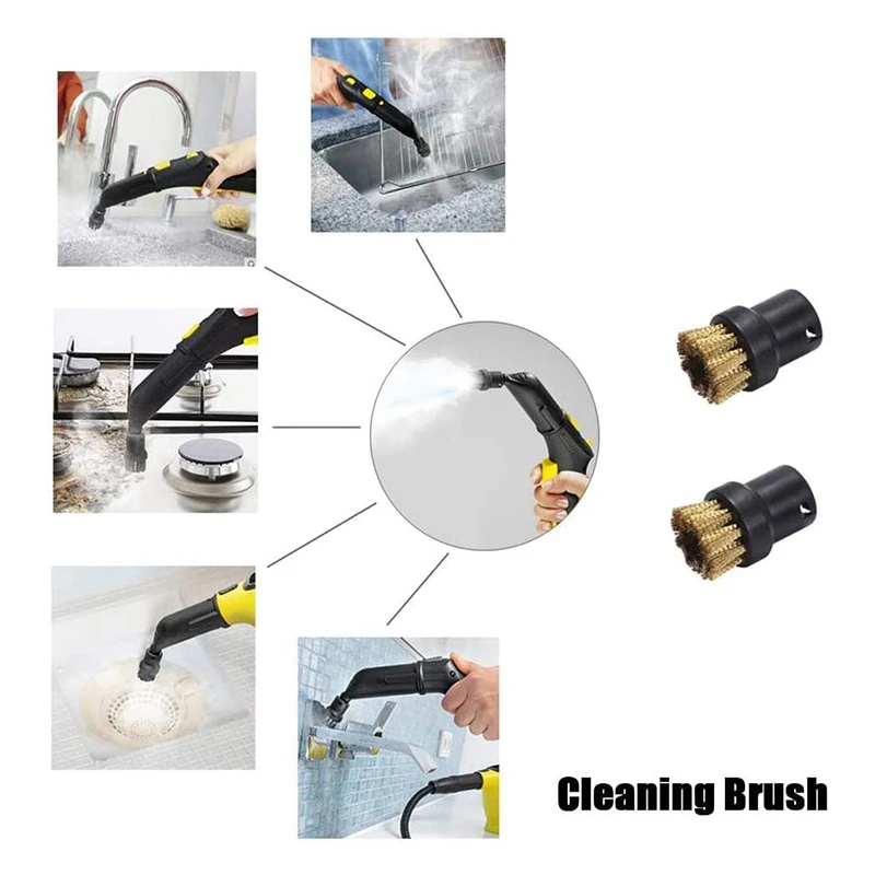Karcher 스팀 청소기용 황동 와이어 브러시 도구 노즐, SC1 SC2 CTK10 SC3 SC4 SC5 SC7 교체 액세서리