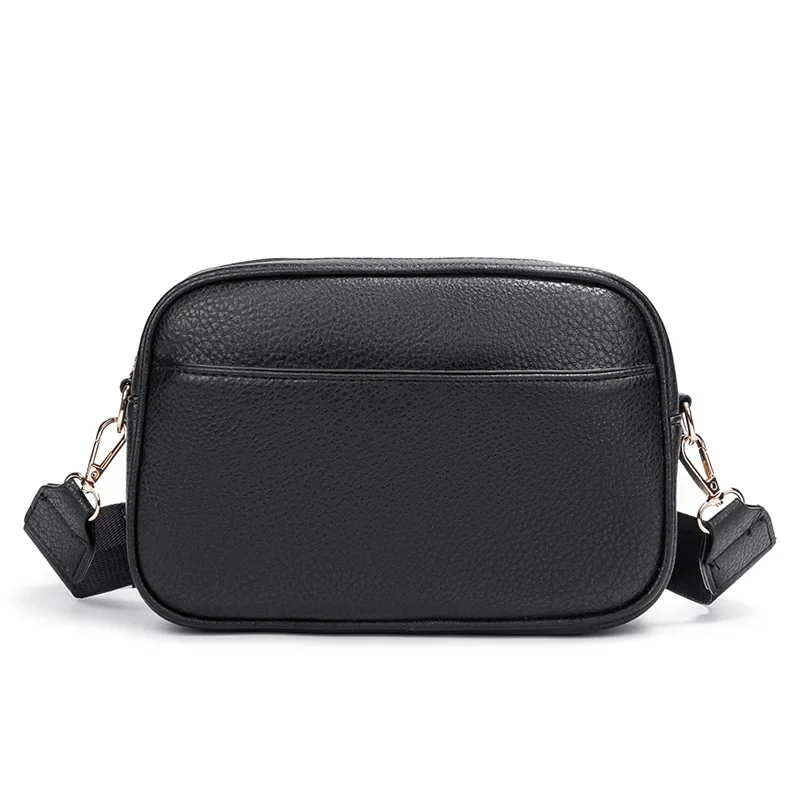 European American Crossbody Bag Women's Luxury New Item Niche Solid Color Pu Classic Versatile Shoulder Bag Small Square Bags