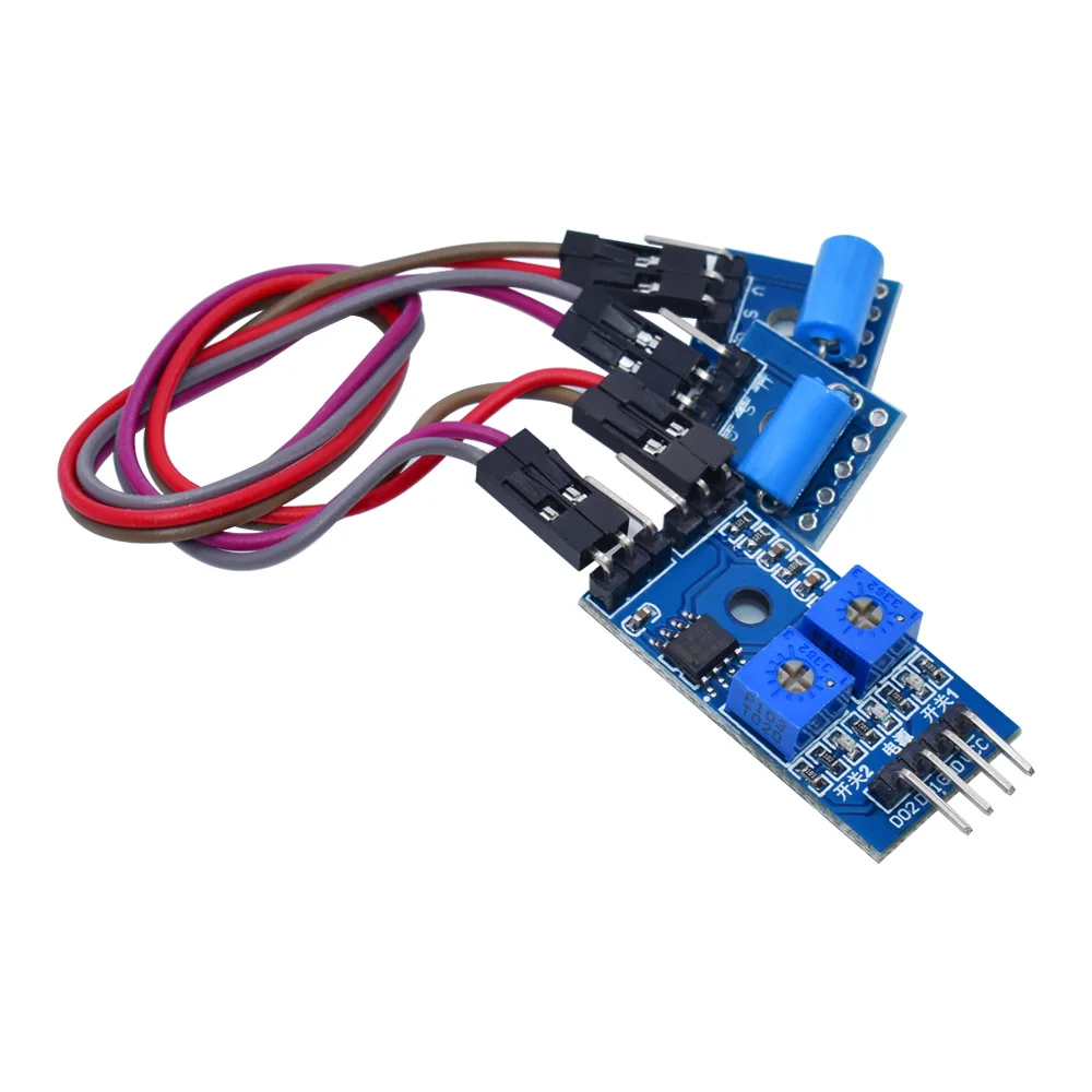 Normally Closed Vibration Sensor Module 2 Channel Alarm System DIY Smart Vehicle Robot Helicopter Airplane Aeroplane Boart Car