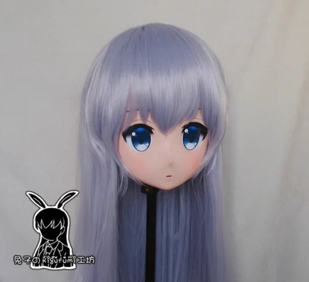 

(RB2438)Customize Full Head Quality Handmade Female/Girl Resin Japanese Anime Cartoon Character Kig Cosplay Kigurumi Mask