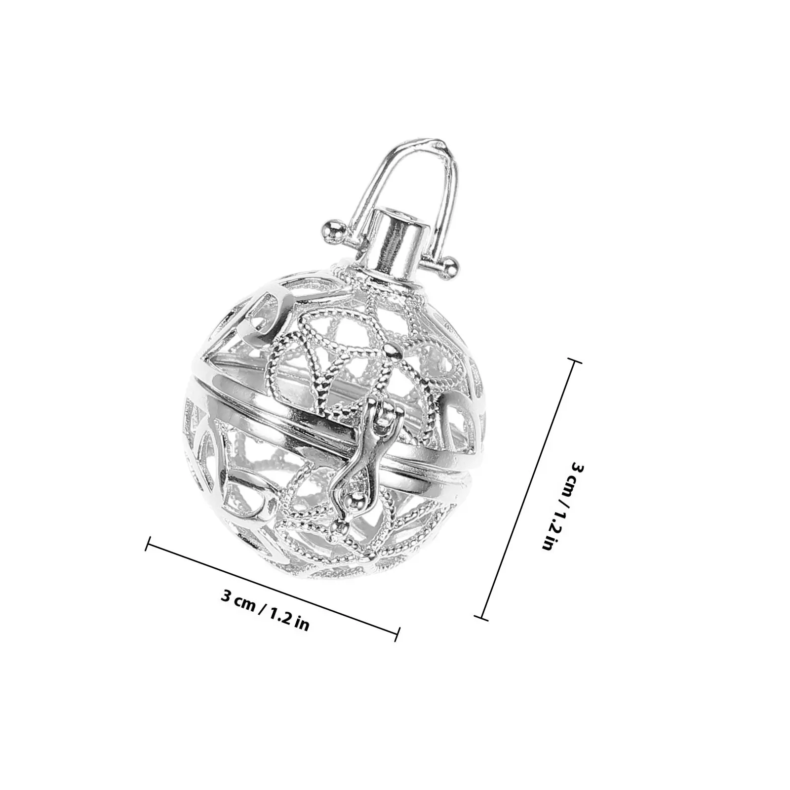 5Pcs Hollow Flower Locket Pendant Aromatherapy Diffuser Necklace for Essential Oils Perfume Customizable Look Interchangeable