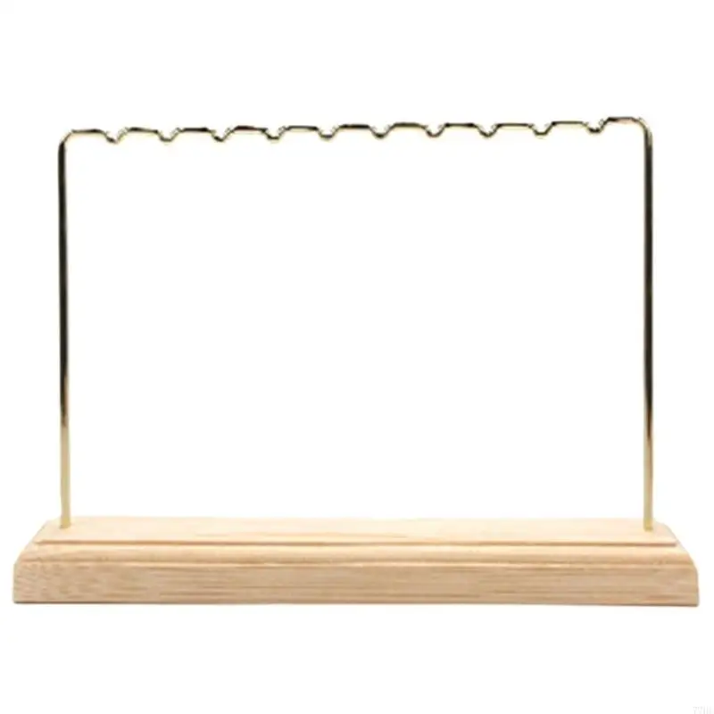 

77HE Stylish Double Layer Jewelry Exhibition Stand Necklace and Watch Display Holder