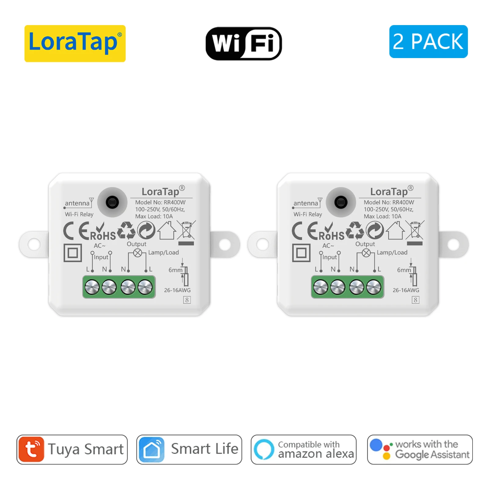2 PACK White