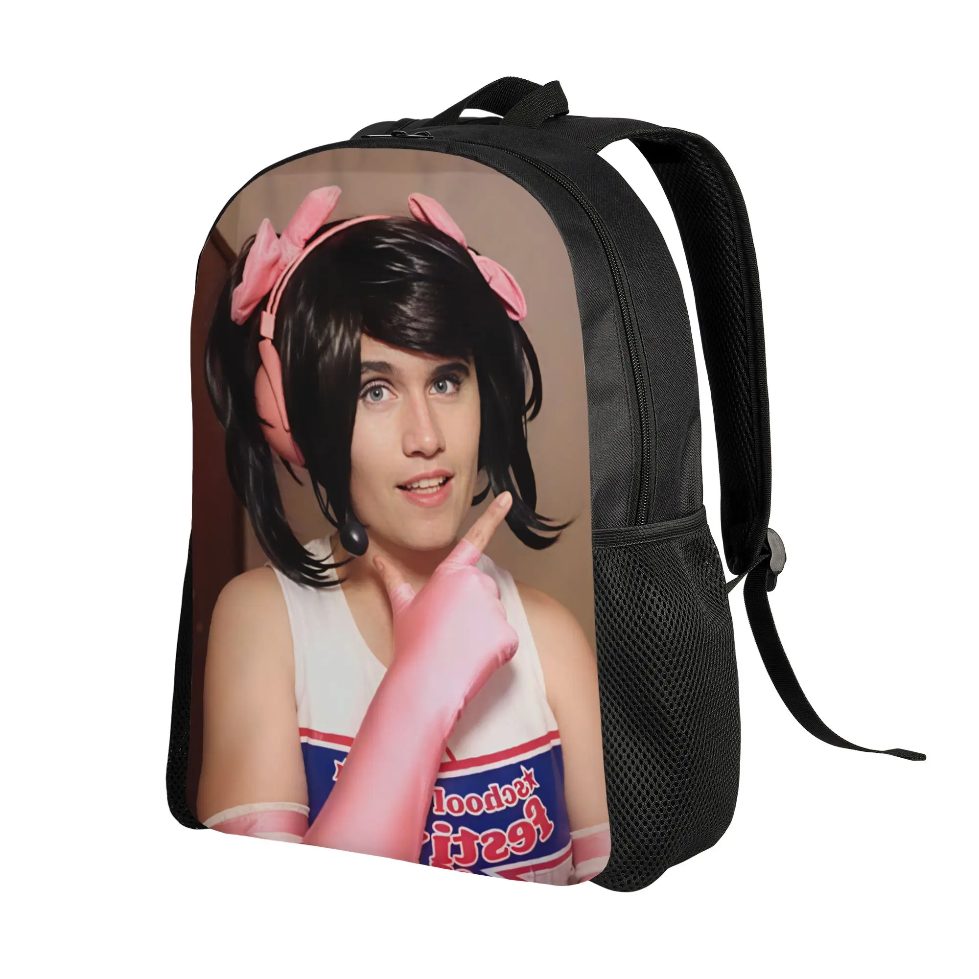 Charlie Kirk Funny Beautiful Girl Backpack Student  Soft Backpacks Polyester Kawaii High School Bags Daily High Quality Rucksack