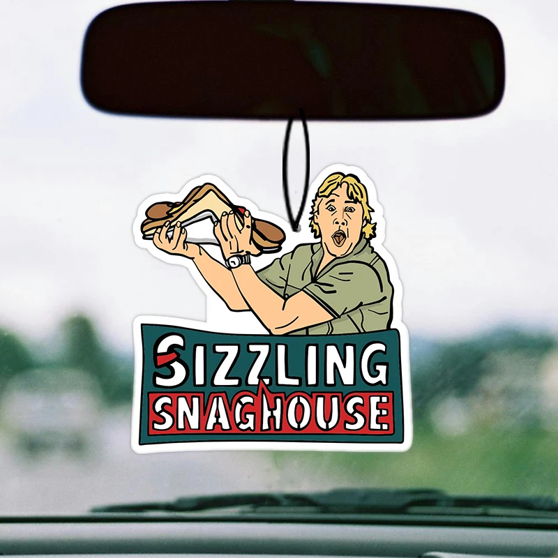 Car Air Freshener Hanging Paper Provides Long Lasting Scent for Auto or Home Funny Steve's Snaghouse Car Accessories Interior