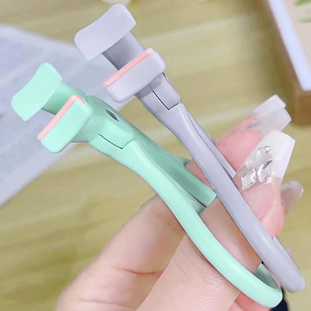 1 pçs prata portátil de longa duração profissional natural curling não machuca cílios dobráveis ferramentas de beleza falsa cosméticos