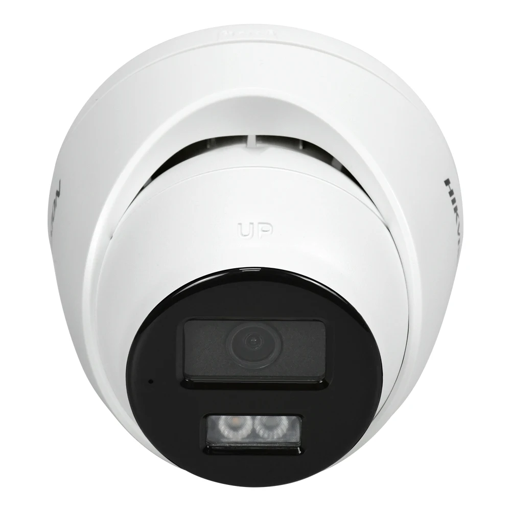 Hikvision DS-2CD1383G2-LIUF 8MP 180° Panoramic AI Surveillance Full Color Human Vehicle Detection Audio Alarm POE IP Camera