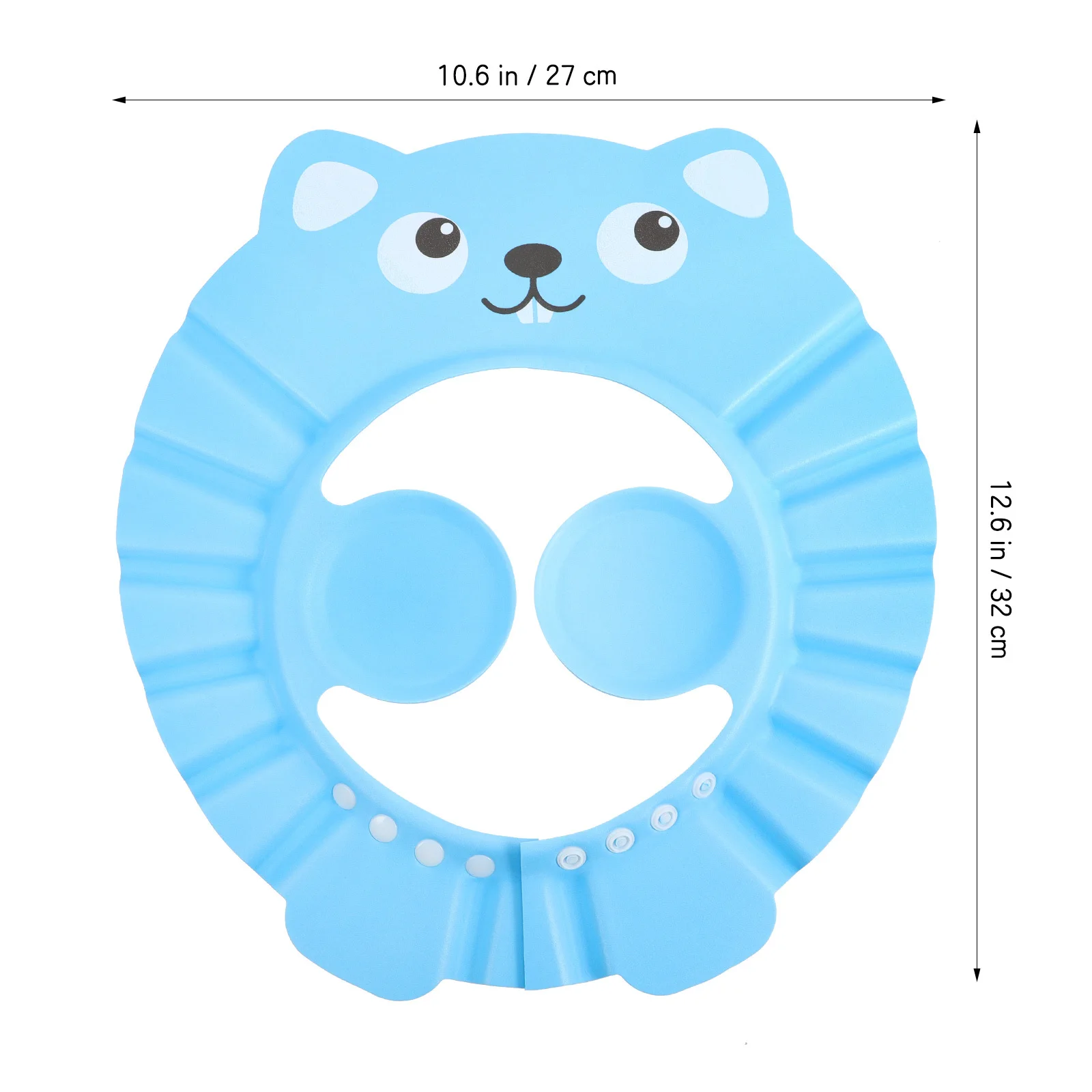 2 قطعة قبعات شامبو الطفل قابل للتعديل إيفا حمام القبعات أطفال الأطفال حماية الرأس الوردي الأزرق الألوان قبعات استحمام الطفل