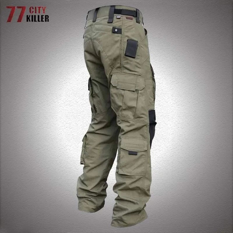 Intruder Tactical Pants Men Military Multi-pocket Secret Service Army Combat Trousers Outdoor Wear-resistant Hunting Cargo Pant