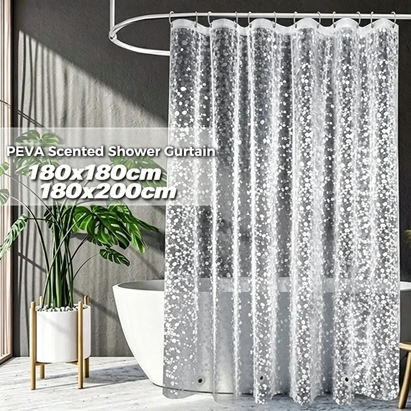 PEVA Gravel Shower Curtain Tra - Shower Curtain Liner ulasan dan harga