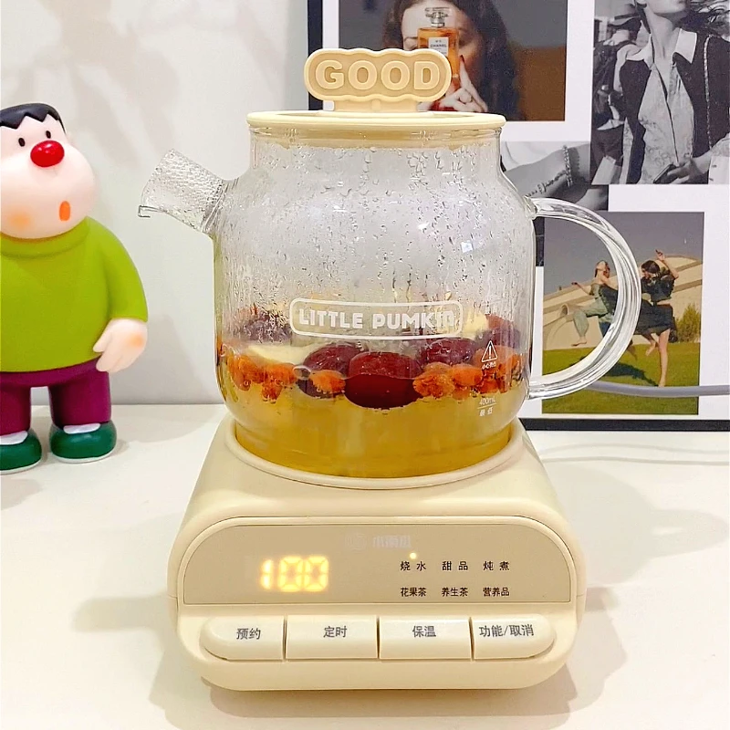 household office small office, new kettle, tea maker, flower teapot New multi-functional  health pot, all-glass