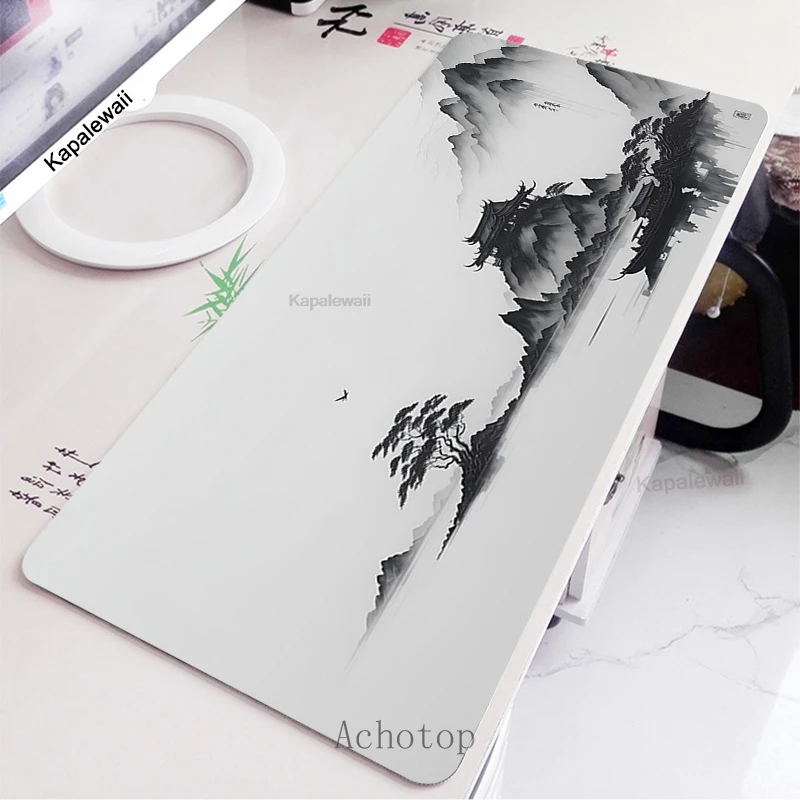 Mountain Serenity Japanese Style Art Mouse Pad Gaming Laptop Game Mouse Mat Office Mousepad Large Desk Mat Speed Keyboard Pads