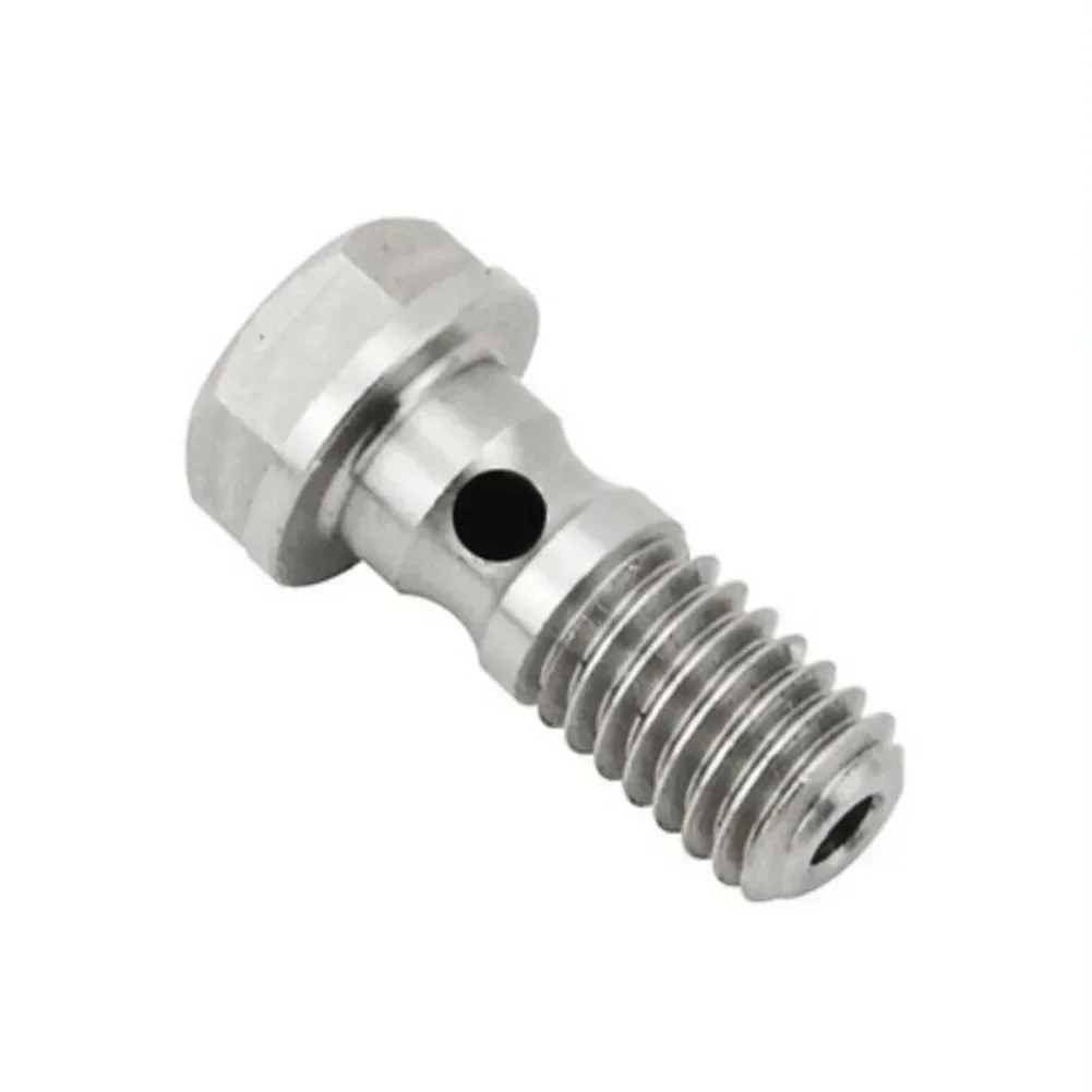 AliExpress SPORTFUNSF Mountain Bike Bicycle Disc Brake Calipers Banjo Bolt Screw M6 X 1.0 For HOPE Steel Bike Disc Brake Parts