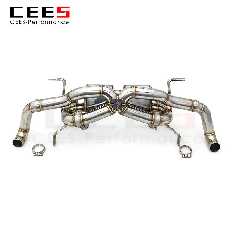 

CEES Catback Exhaust for Audi R8 4.2/5.2 2017-2023 Stainless Steel 304 Escape Exhaust Pipe Tuning Performance Exhaust Mufflers