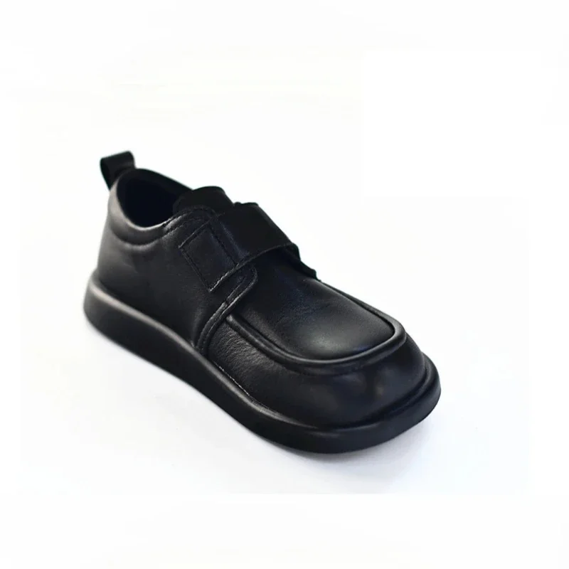 High Quality Cowhide Baby Boys Leahter Shoes Autumn Spring Soft Genuine Leather Children's School Shoes Kids Flats