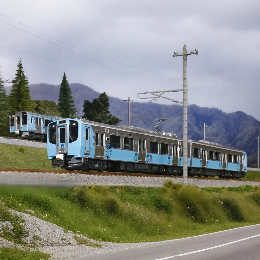 KATO N Type 1/160 Train Model Aomori 703 Series Commuter Train 10-2183 Powered 2 car Simulation Model Aldult Toy Gift