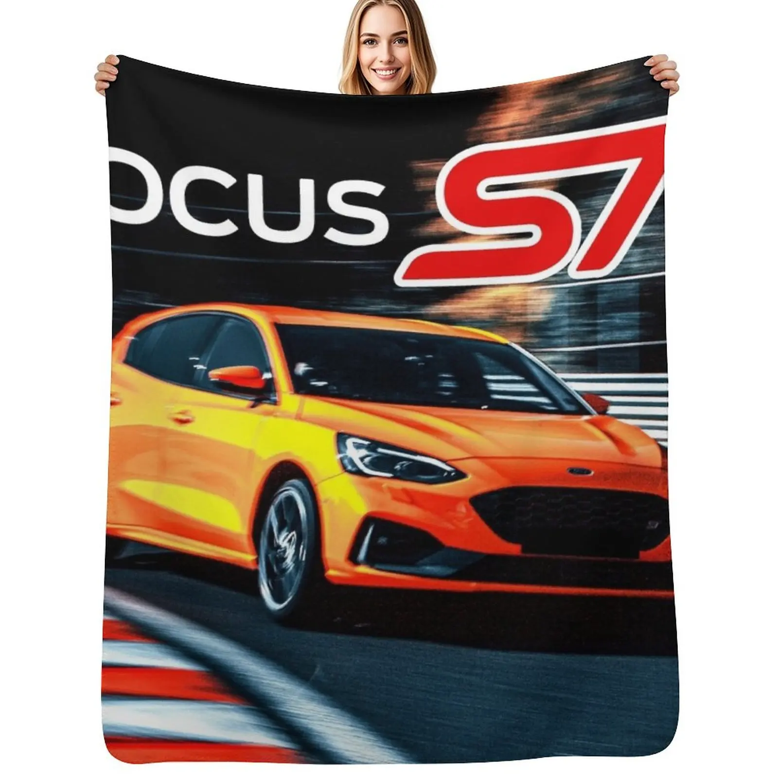 

Focus ST Throw Blanket manga Retros Sofa Quilt anime Blankets
