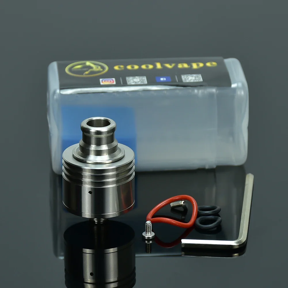 wolfcoolvape Hellfire Krótki korbowy atomizer rda 22 mm do przebudowy z pinem BF