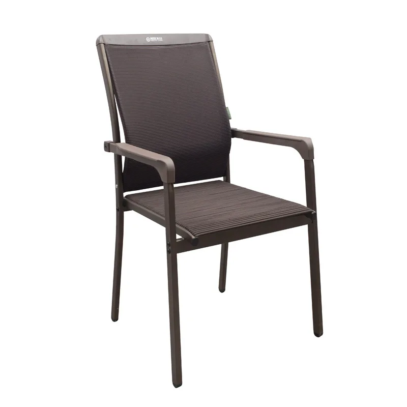 

Restaurant teahouse backrest four-legged meeting stool, stackable household chair