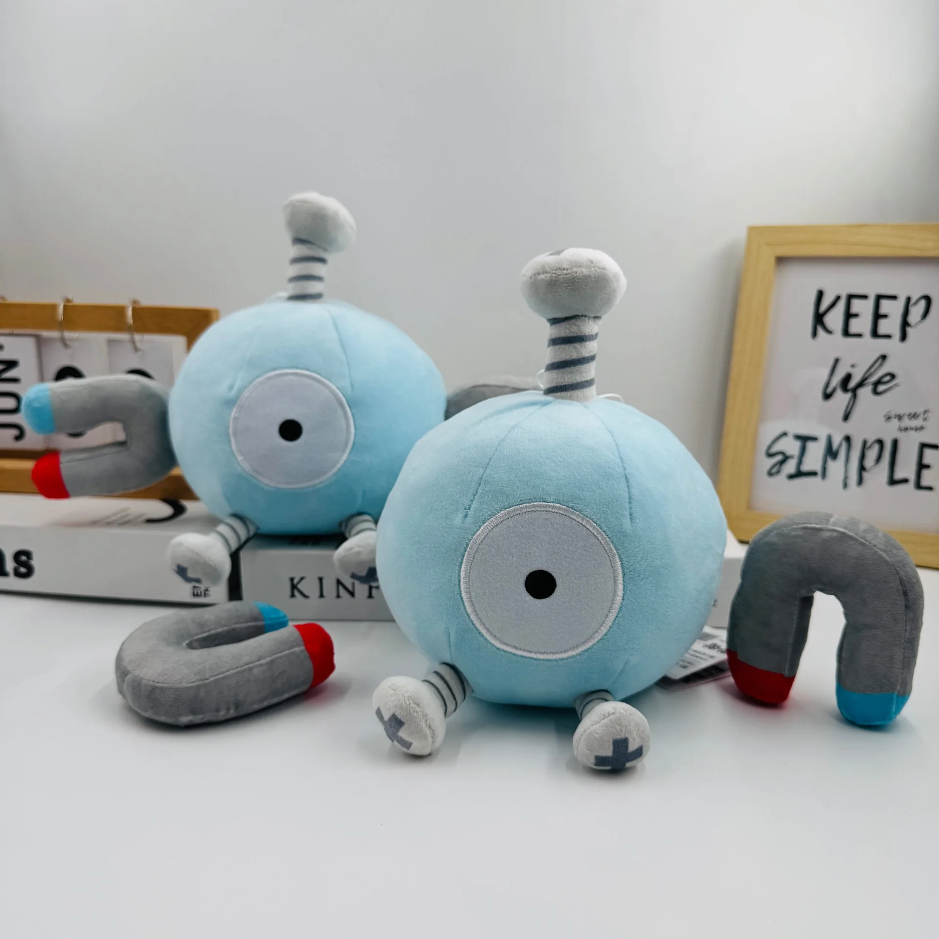 

Pokemon Plush Pikachu Magnemite Magneton Doll Magnezone Feebas Incineroar Ho-Oh Lunala Goodra Heracross