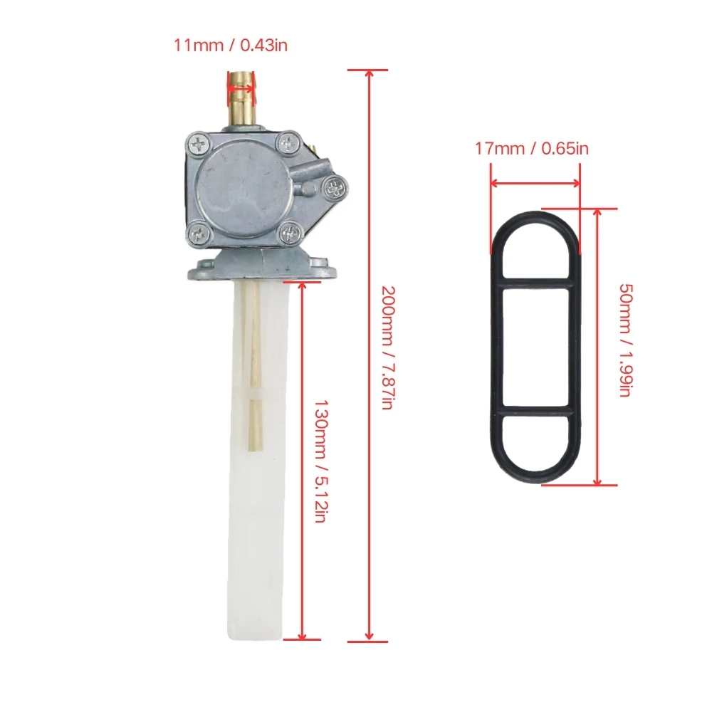 

Кран топливный (петкок) для мотоцикла Kawasaki Vulcan 800 ZR, артикул 51023-1260, переключатель отключения подачи топлива из бака