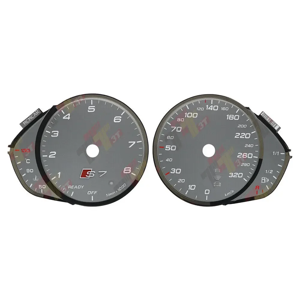 

Gauge Face for Audi A7 S7 RS7 C7 Instrument Cluster Grey 320KM/H