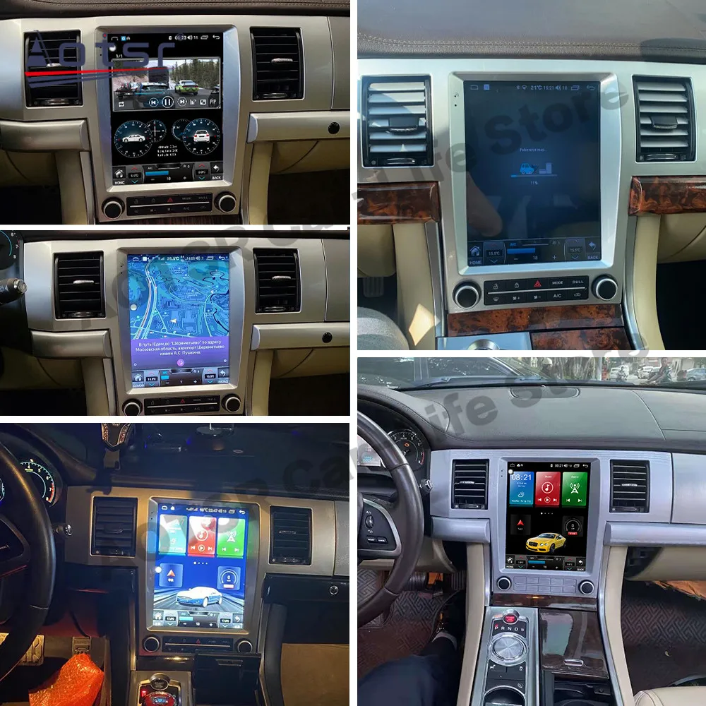 Smart Screen Android 14 Auto Carplay For Jaguar XF 2004~2015 Automotive Multimedia GPS Navigation Car Radio Player IPS Head Unit image 2